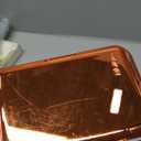 Meifigno for iPhone 17 Pro Wallet Case (Holds 3-4 Cards & Cash), Built-in Mirror & Kickstand, [Surround Raised Lens Protection] for iPhone 17 Pro Case with Card Holder for Women (6.3 inch), Orange