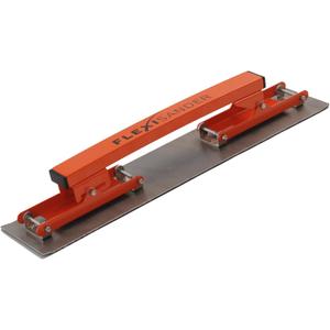 Hand-held flexible sanding board, block Flexisander for sanding curved surfaces with fastening system; vehicle body repairers, shipbuilders, composite and woodworking, cars (22 x 4.5 inches)
