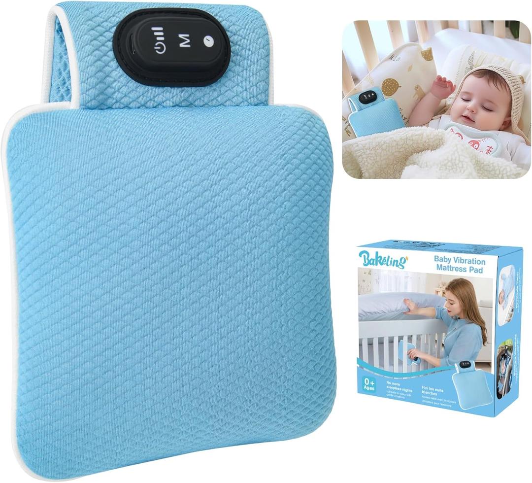 Ultimate Baby Sleep Soother  3 Vibration Modes & Intensities for Gentle Sleep Assistance, Type-C Fast Charging, Perfect Crib Accessory for Newborns and Infants!Small (Medium)