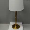 OBright Seraph - Cordless LED Table Lamp with Dimmer, Built-in Rechargeable Battery, 3-Level Brightness, Patio Table Lamp, Bedside Night Lamp, Ambient Light for Restaurant, Brushed Nickel