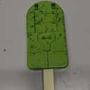 BOZOBO Ice Cream Transforming Toy, 2 in 1 Popsicle Transform into Robot Action Figure, DIY Transformation Figure Toys for Kids & Adults Action Figures for Boys Party Favors Gift (Green)