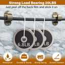 No Drilling Curtain Rod Brackets, Self Adhesive Curtain Holders, Adjustable Stick on Wall Curtain Rod Hooks Hanging for Bathroom Kitchen Home (16 Pack) (Retro Color)