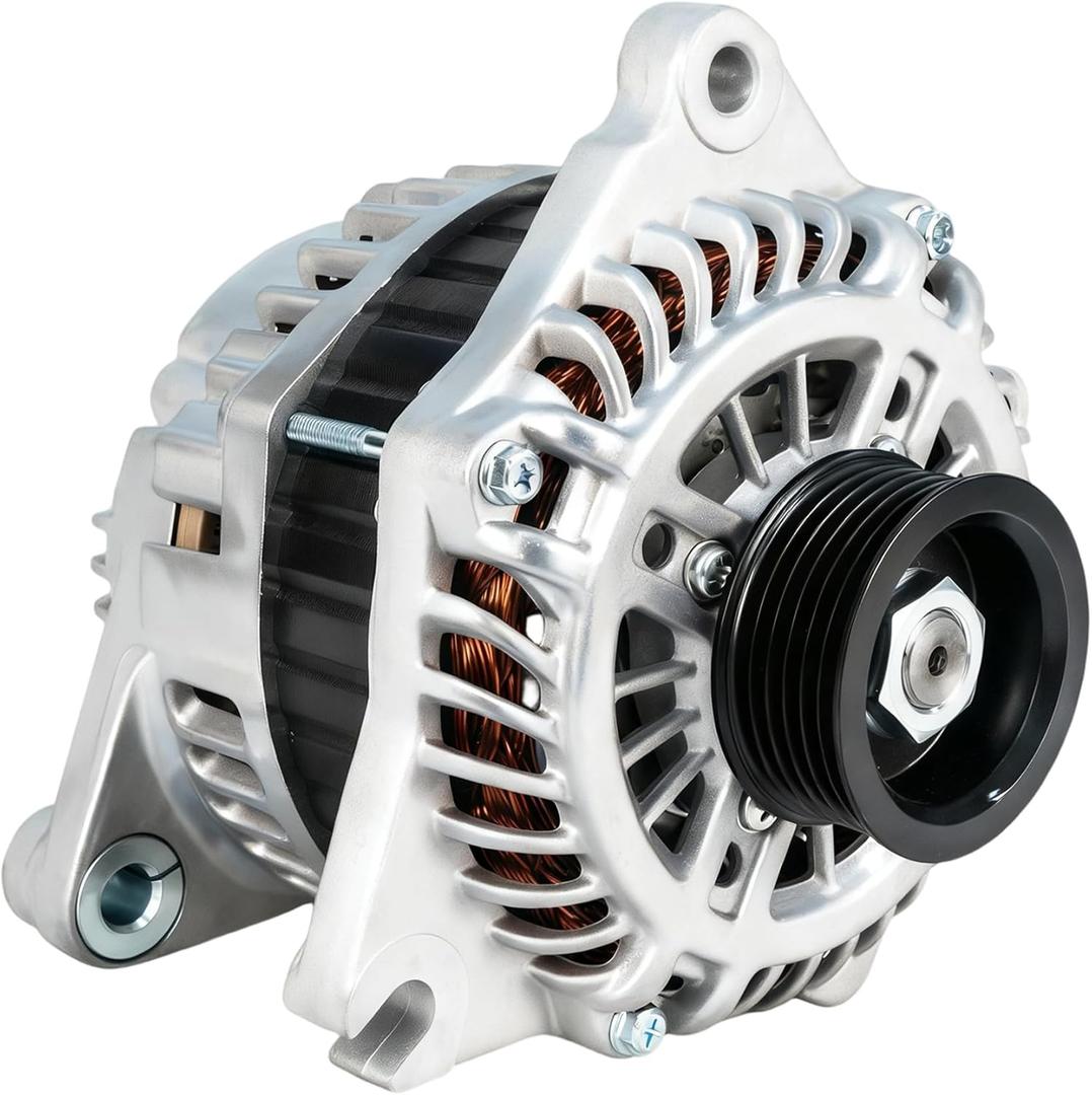 11273N Alternator Compatible with 2007-2014 Ford Edge Fusion Taurus, 2007-2012 Lincoln MKX MKZ, 12V 150A 11273 7T4T10300AD 7T4T10300AE 7T4Z10346A 8G1T10300AC, 6-Groove Pulley