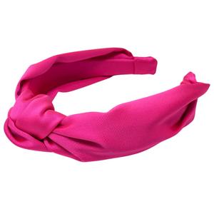 Knotted Headband for Women | Comfortable Fashion Headband (Hot Pink)