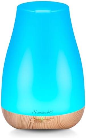 Aromatherapy Essential Oil Diffuser for Room: Air Humidifier Aroma Scent Cool Mist Diffusers Colorful Light Cute Mini Small Waterless Auto Off Ultrasonic for Home Bedroom