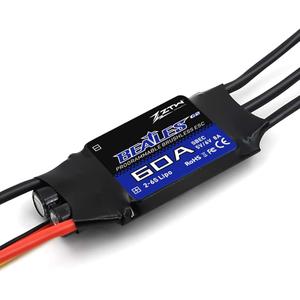 ZTW Beatles G2 60A ESC 2-6S Built-in Switching BEC 5V/6V 8A Brushless Speed Control for RC Airplane Aircraft Fixed-Wing