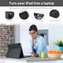 Keyboard Case for iPad Air 11 inch (M3 2025 / M2 2024) & iPad Pro 11 inch (4th/3rd/2nd/1st) Gen - Magnetic Detachable Bluetooth Keyboard with Pencil Holder for 10.9" iPad Air 4th/5th Gen (Black)