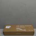 [Upgrade] Ice Scraper & Extendable Snow Brush for Car Windshield [Military-Grade Sturdy] - 360 Pivoting Brush Head with Silicone Grip for Effortless One-Swipe Clean on Auto (Large)