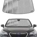 Pigenius Windshield Sunshade for Subaru Legacy/Outback 2015-2019 No Eyesight, Reversible Silver/Black