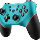 Diswoe Switch Pro Controller, Wireless Switch Controller for Switch 2/Lite/OLED, Bluetooth Gaming Controller with Hall Effect Joystick, Controller for PC/Android Phone with Gyro Sensor Turbo Vibration