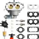 796227 Carburetor, Compatible with Lawn Tractor V-Twin Engines 405777 406777 407777 40N877 40R877 445677 445877 44L777 44M777 20-25HP Tractor Motor, Replace#: 796258, 796997