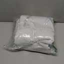 NICETOWN Extra Long Blackout Curtains for Large Window, Foil Printed Wave Lines Energy Saving Thermal Insulated Blackout Draperies for Dining Room Guest Room (1 Pair, 52" x 108", Greyish White)