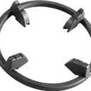 Cast Iron Wok Ring - Non Slip Burner Ring Support for Round Bottom Wok, Fits Samsung, GE, Kitchenaid, LG, Whirlpool, Frigidaire, Kenmore Gas Stoves