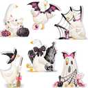 6 Pcs Silly Cute Goose Table Decor Indoor, Halloween Birthday Party Decorations Rustic Farmhouse Figurine Tiered Tray Tabletop Centerpieces for Home Kitchen Fireplace