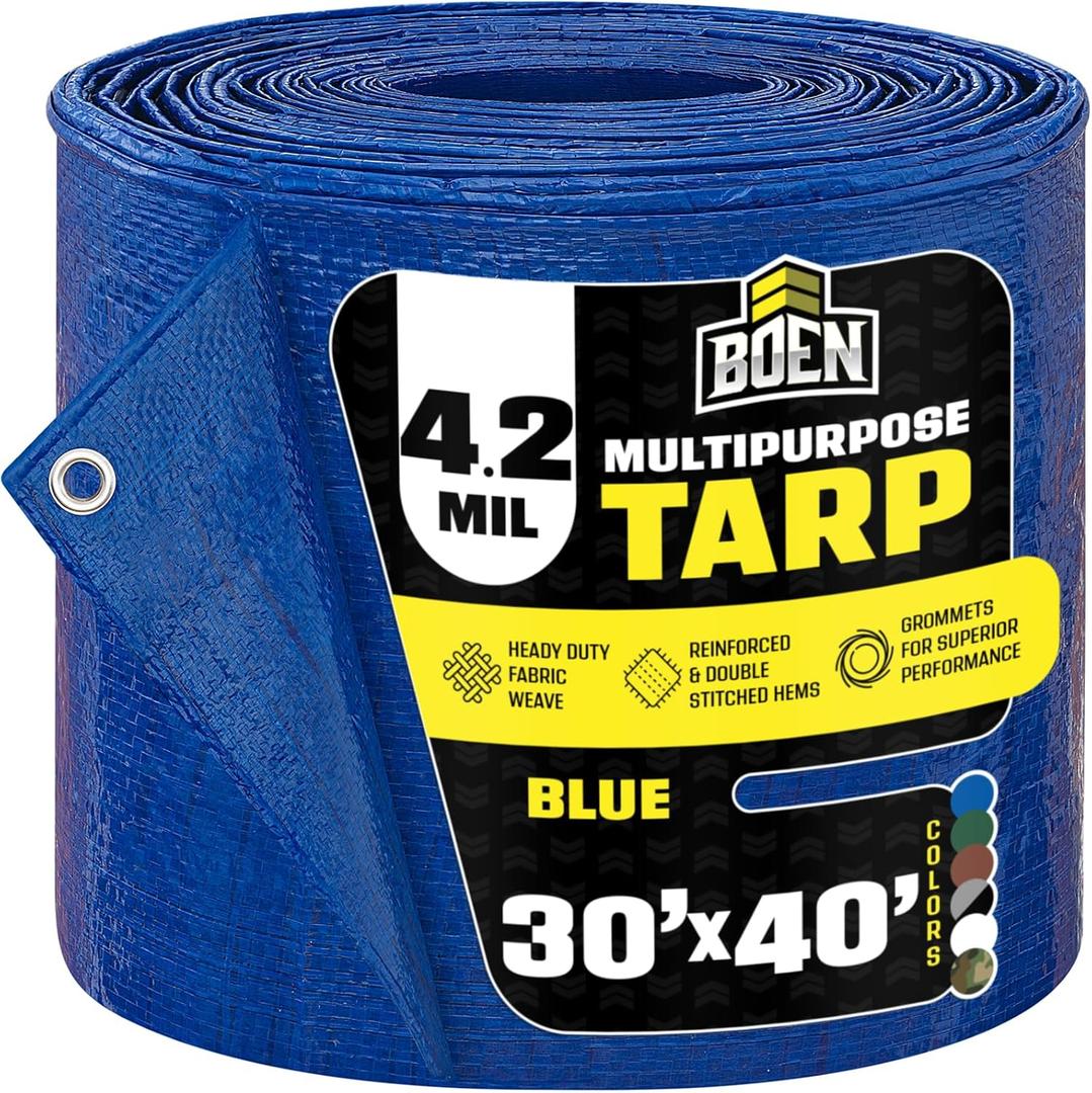 Super Cover Blue Heavy Duty 30x40 Tarp Cover