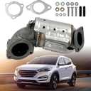 33362 Front Catalytic Converter with Gasket Kit Compatible with 2016 2017 2018 Hyundai Tucson Sport L4 1.6L AWD Replace#285302BAJ0, 679-547, 679547, 679 547,17543, 644197