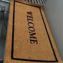 THEODORE MAGNUS Door Mat  Coir Doormat for Outdoor Entrance, Durable Welcome Mat with Non-Slip Backing, Perfect for Front Door and Entryway - Outdoor/Indoor - Classic Welcome - 17" x 30" (1'5" x 2'6" (Rectangular))