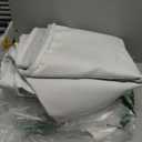 RYB HOME 3 in 1 Soundproof - Blackout - Insulation Linen Curtains, Noise Blocker Energy Saving Curtains for Bedroom Living Room Kids Nursery Studio Home Office, White, W52 x L84 in, 2 Panels