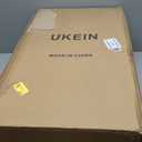 UKEIN Luggage Sets 3 Piece, PC Hardside Large Luggage 24Inch With Spinner Wheels with TSA Lock, Carry On Suitcase Set With Travel Backpack for Men (Beige, 3 piece set (24inch))