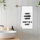 Funny Hand Kitchen Towels, Funny Bathroom Hand Towels, Funny Hand Towels Bathroom Decor, Funny Gifts for Women Adults Humor, 16x24 Inch