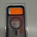 TORRAS Stronger Magnetic & Shockproof for iPhone 17 Pro Max Case, Fit for MagSafe, Military Grade Drop Protection, Camera Control, DIY Button, Slim for iPhone 17 Pro Max Case Translucent Deep Blue