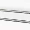 Alno Creations Royale Collection 30" Double Towel Bar -a6625-30-sn- Satin Nickel