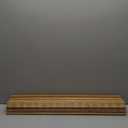 LazBlinds No Tools No Drill Cordless Bamboo Roman Shades, Light Filtering Window Treatment, Roll Up Bamboo Blinds for Window 31'' W x 64'' H, Brown