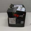 VCAN V88 3/4 Open Face Motorcycle Scooter Helmet ECE & DOT Approved (Large, Gloss Black)