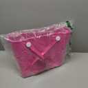 CXY Rubber Tote Bag Small Beach Bag Waterproof Beach Tote Washable Travel Handbag for Sport Boat Market Outdoor (Rose)