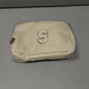 2025 Graduation Gifts for Her Women Girls,Personalized Belt Bag Waist Packs Trendy Fanny Pack Crossbody Bags,Initial White A,Cream Bag