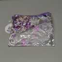 Packed Party Spirit Squad Confetti Everything Pouch, Makeup Bag, Travel Bag,Cosmetic Bag for Women (Purple Crush)