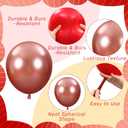 Hungdao 140 Pcs Wine Birthday Decorations Burgundy Balloon Arch Kit for Women 5/8inch Latex Balloons Burgundy Wedding Favor Aging Like Fine Wine Birthday Decor Wedding Bridal Shower Party Anniversary