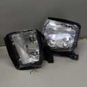 Led Fog Lights with Daytime Running Lights for 2013 2014 2015 2016 2017 2018 Dodge Ram 1500 & 2019-2021 RAM 1500 Classic Pickup - Bumper Driving Fog Lamps with DRL OEM Replacement(White Light)