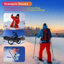 HSOSK Heated Vest USB Electric Heated Vest Heating Jacket Winter Vests for Outdoor Motorcycle Camping Fishing Skiing