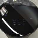 TOKIT Rice Cooker 3 Cup Uncooked/6 Cup Cooked, Nonstick Inner Pot Ceramic Rice Cooker Small,24H Timer Delay & Keep Warm, Portable 9 Preset Functions for Brown Rice, Steam, Soup, Black