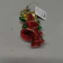 RAZ Imports Red and Gold Bells Ornament, 4.5Inch, Multicolor
