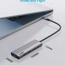 USB C Hub, 5-in-1 USB C Multi-Port Adapter for MacBook Pro,USB C to HDMI Hub dongle, with 4K HDMI,100W PD, 3*USB 3.0, C Adapter Compatible with iPhone 15/MacBook Air/iMac/Dell/Acer/HP/ASUS,Tablet