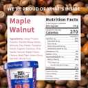 Folk Revival Maple Walnut Keto Instant 'Oatmeal' - 20g Protein, 2g Net Carbs, High Fiber, Non GMO, Gluten Free, Made with Acorns - 6 Cups Per Case (EXP 10/16/25)