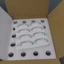 Maredash 8oz Clear Glass Bottles, 20 Pack Glass Storage Bottles with Black Lids (20 Labels, with Funnels, Droppers and Brush)