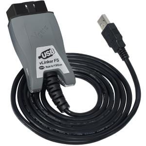V-gate vLinker FS USB FORScan OBD2 Adapter for HS/MS-CAN Auto Switch, Wire OBD2 USB FORScan Adapter Code Readers & Scanner Diagnostic Tools