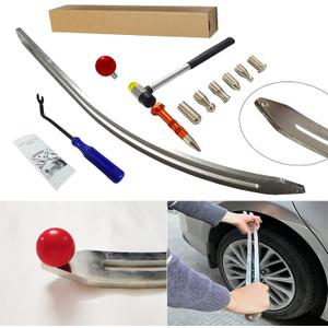 Car Auto Car Dent Removal Fender Damage Repair Puller Lifter Big Curved Rod Crowbar Tools Hook Rods Kit Car Auto Car Dent Removal Fender Damage Repair Puller Lifter Big Curved Rod Crowbar Tools Hook Rods Kit
