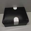 Men's Black Santa Claus Boots-Premium Faux Leather Wide Calf Santa Combat Shoes Adult Men with Non-Slip Sole, Christmas Footwear for Halloween Parties & Cosplay (9- 9.5)