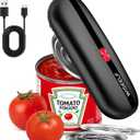 Electric Can Opener, One-Touch Automatic Can Opener for Seniors Fits All Can Sizes, Hands-Free&Smooth Safety for Arthritis and Kitchen