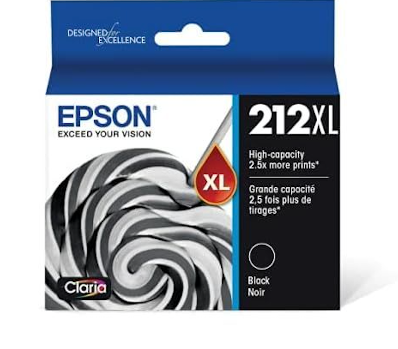 Epson T212 Claria High Capacity Ink Cartridges - Black