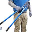 Bolt Cutter with Drop Forged Cr-Mo Alloy Steel Blades,with Ergonomic Handle,Heavy Duty Metal Cutter for Rebars, Chains, Locks, Wires, Bolts, Fence. (30in)