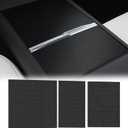 Real Carbon Fiber Center Console Wrap Kit Compatible with Tesla Model 3 Highland 2024 Car Center Console Cover(3PCS)