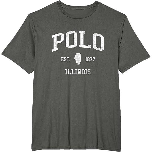 Polo IL Vintage Athletic Sports JS01 T-Shirt, 3XL, Grey