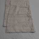 MIULEE Decorative Throw Pillow Covers for Couch Bed Livingroom 18x18 Inch Set of 2 Beige Boho Accent Throw Pllows Broadside Striped Patchwork Soft Corduroy Pillowcases