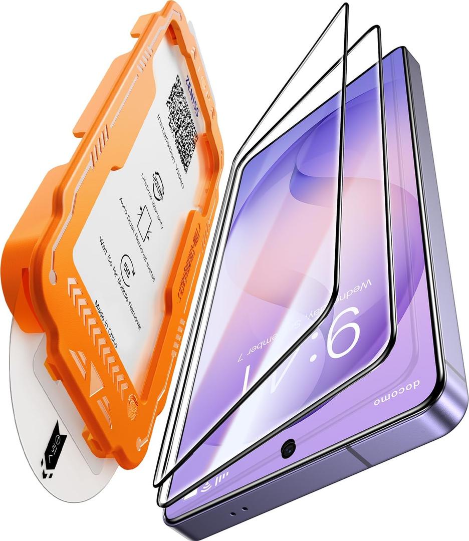 4 x Zeniss NeverBreak 9H+ Hardness for Samsung Galaxy S26 Ultra Screen Protector 12FT Military Grade Protection (Scratch, Shatter, Drop Resistance) Tempered Glass 6.9", 2 Pack with De-Bubble Card, Clear