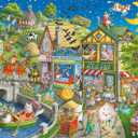 Ravensburger Mother Gooseville 1000Piece Jigsaw Puzzle | Premium Linen-Structured Paper | Enchanting Nursery Rhyme Scenes by Ingrid Slyder | Eco-Conscious Construction